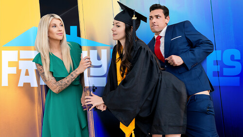 Family Strokes - Selena Love - Graduation Day Cuckquean.
