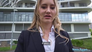 Naughty hotel maid takes a massive hard cock in a public restroom POV