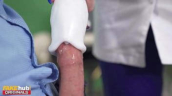 FAKEhub – horny nurse with massive tits craves cum samples and a dick in her tight ass