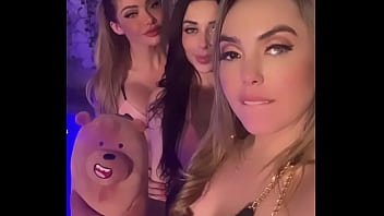 Watch my teddy’s naughty friends… Wanna see us play?