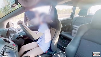 Lusty Thai nurse seduces a stranger for wild car sex.