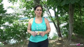 GERMAN SCOUT – CURVY BBW MILF SEDUCES FOR STREET CASTING SEX