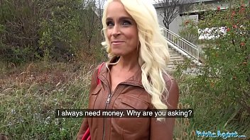Tattooed German MILF with big tits gets rough outdoor fuck by a tree