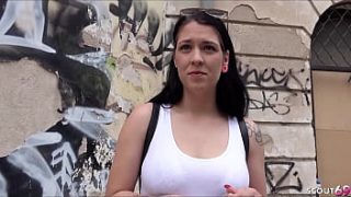 GERMAN SCOUT – STREET PICKUP WITH BUSTY TEEN SARAH FOR WILD ORGASMS