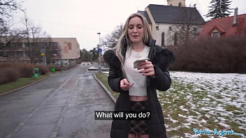 Married blonde bombshell cheats with stranger packing a massive thick rod