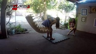 She helped me out, then opened up for competition