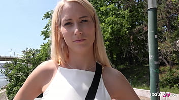 German Scout – Busty PAWG Sharon Gets Picked Up and Roughly Fucked with Intense Eye-Rolling Orgasms