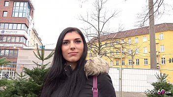 German Scout – Young 20yo Kristall Gets Picked Up and Fucked in Street Casting