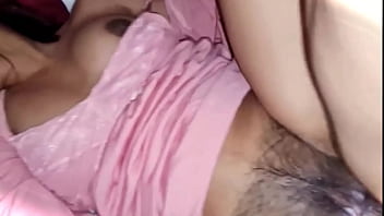 Naughty tenant lets me check her wet pussy in her room