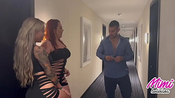 Would you take us right there in the hotel corridor?