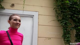 German Scout – Petite Teen Sandra Zee Picked Up and Fucked in Street Casting