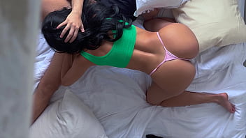 Bubble butt. Fresh amateur brunette. Cum on my pretty face