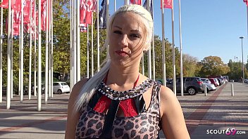 German Hunter Seduces Porn Star Blanche Bradburry at Berlin Party and Fucks Her Hard