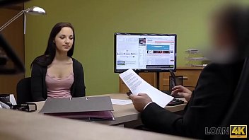LOAN4K. Agent stretches tight teen pussy for desperate cash