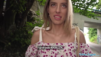 Public Agent sexy babe with the PERFECT ass fucks outside in a PUBLIC spot