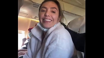 Sucking cock on the plane – Full video at bolivianamimi.tv