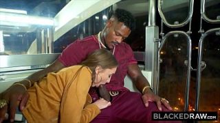 Raven-haired beauty dominated and destroyed by massive black cock