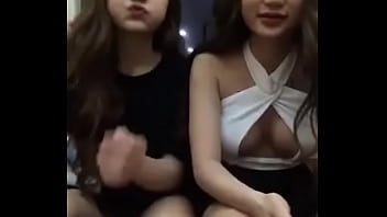 Young 2k girl with big tits in white shirt