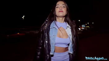 Public Agent Nuria Millan’s juicy ass gets naughty with a huge cock in public