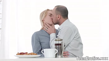 Heavenly Blonde Vixen Takes Hard Cock in Her Tight Young Ass
