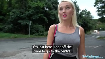 Lost Stranger Pounds Blonde Public Agent Hard