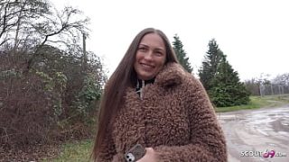 German Scout – Anal Audition for Busty Freckled Maid Cora’s Big Ass