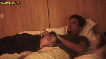 Watching a movie with my stepbro and accidentally swallowed his cock (Almost got caught) ALISONGONZALEZ26 X FANTASIAHARDCORESEX