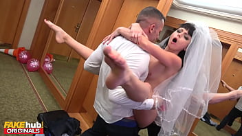 Fake Bride Sonya Durganova Betrays Her Fiancé with a Well-Endowed French Stranger During Her Bachelorette Party