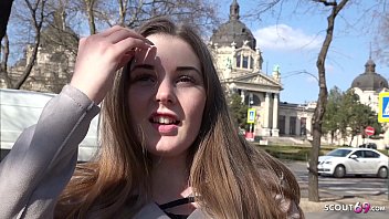 Young Busty German Teen Lucie Gets Picked Up and Pounded Hard
