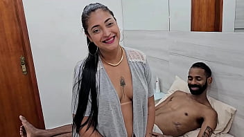 BBW Ayla’s First Porn: Taking Three Cocks and a Mouthful of Cum