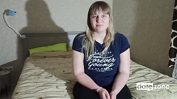 Timid, curvy housewife debuts live on adult cam
