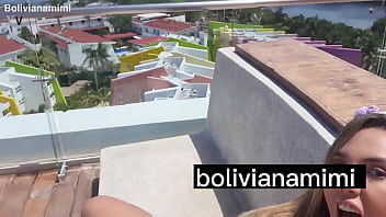 Fingering myself and squirting on the hotel balcony – Watch on bolivianamimi.tv