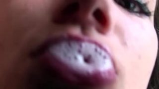 Slim Latina rides a desperate blonde stud hard
