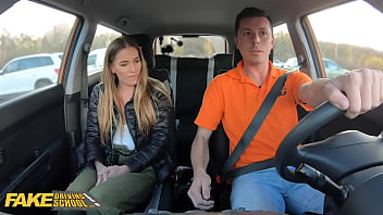 Naughty Roadside Rescue: Eveline Dellai’s Backseat Ride