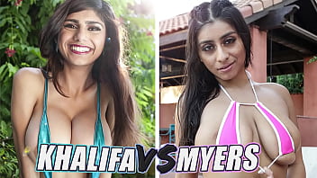 BANGBROS – Clash Of The Titans: Mia Khalifa vs Violet Myers (Rematch)