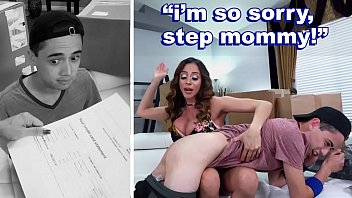 Furious Stepmom Ariella Ferrera Teaches Naughty Stepboy a Hard Lesson