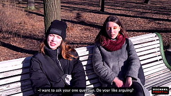 Dare to Bet with Random Girls – Public Agent – POV