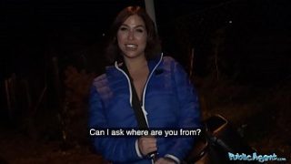 Public Agent cums on Heidi Van Horny’s dripping wet pussy