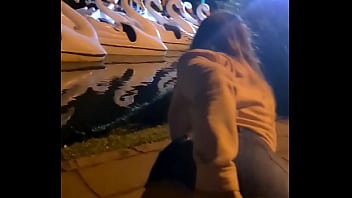 Got cold at the lake… found a fan and used his cock to warm me up… wanna see the full fuck? : bolivianamimi