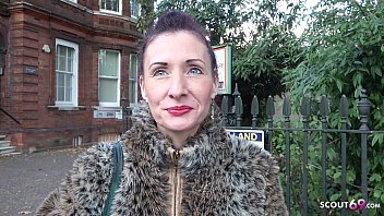 Skinny Redhead MILF Scarlett Seduces for a Street Casting Fuck