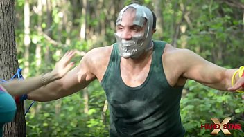 Wild nymph’s forest gangbang frenzy part 3