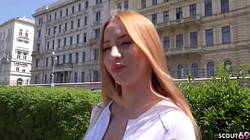 German Scout – Busty Redhead Kiara Gets Picked Up and Fucked in Street Casting