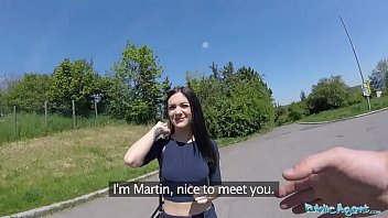 Public Agent Hot ass rides huge dick in a crowded spot