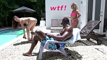 Monster BBC Poolside Fuck with Aidra Fox