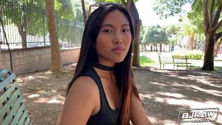 May Thai’s eager mouth takes a hot creamy load