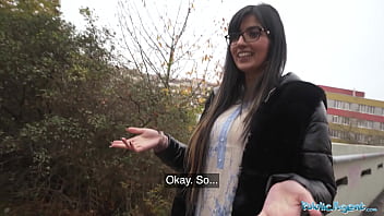 Public Agent Naughty Pakistani babe fucks a stranger in the restroom