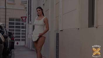 Laury, the divine brunette, gets fucked just right